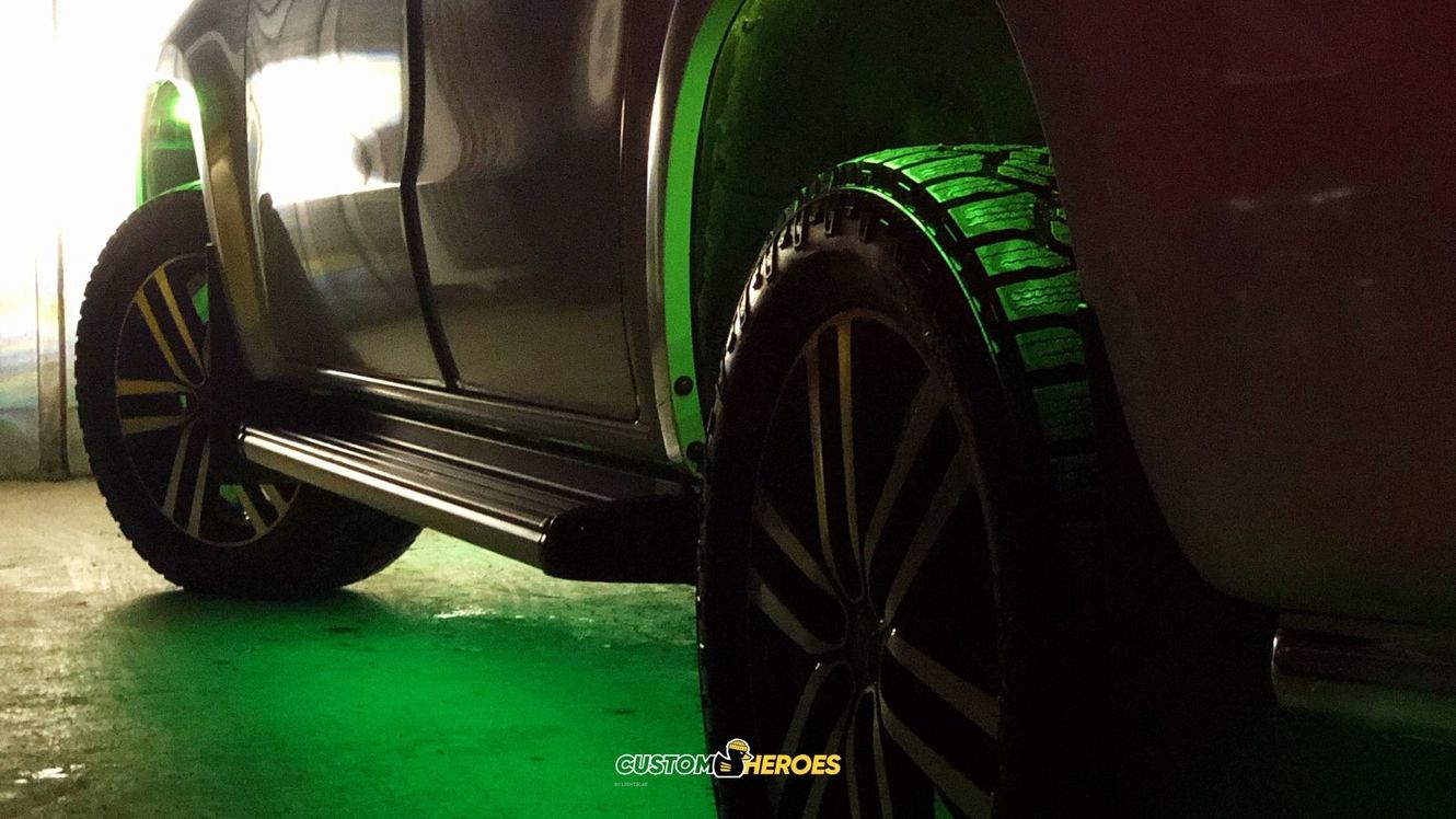Mercedes X-Class Подсветка подвески и дисков