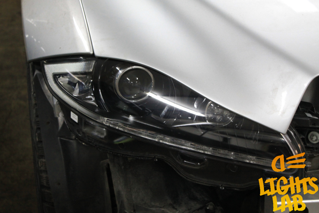 Jaguar XJL — ремонт и тюниг фар покраска масок полировка