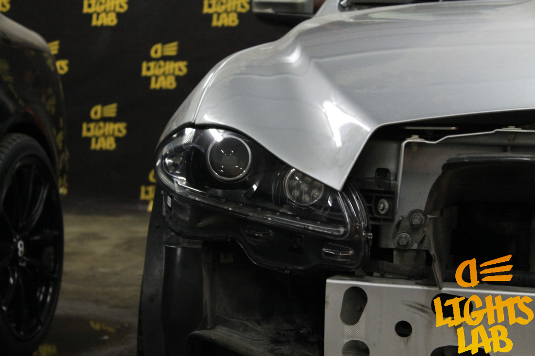 Jaguar XJL — ремонт и тюниг фар покраска масок полировка