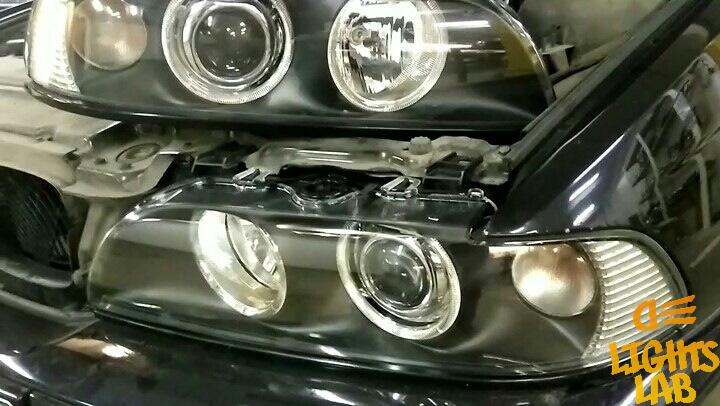 BMW 5 E39 — ремонт и восстановление фар